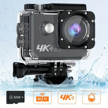 Компактна 4K екшн-камера з HDMI, Wi-Fi і захистом для зйомки в екстремальних умовах