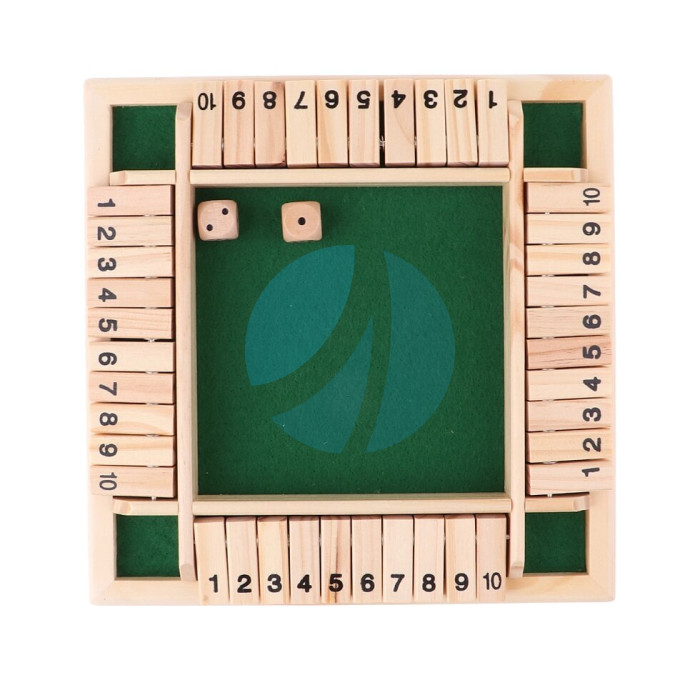 Дерев’яна гра Shut the Box для дітей і дорослих, навчальна та розважальна Дерев’яна гра Shut the Box для дітей і дорослих, навчальна та розважальна
