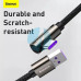 Usb кабель 2 метри baseus pd 65 legend series для швидкого заряджання + швидкий протокол передавання даних кутовий