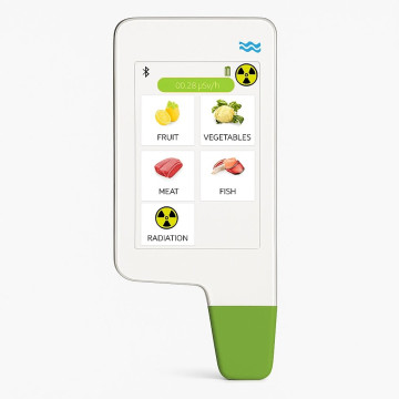 Портативний нітрат-тестер, дозиметр і вимірювач жорсткості води з сенсорним дисплеєм і USB зарядкою