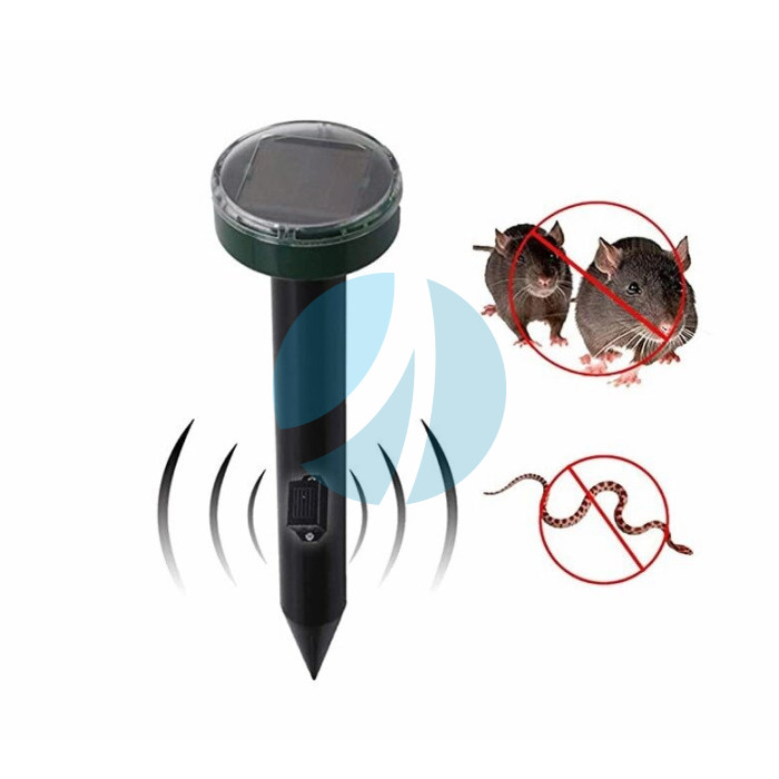 Ультразвуковий відлякувач гризунів на сонячній батареї Solar Sonic Pulse Repeller D-4561