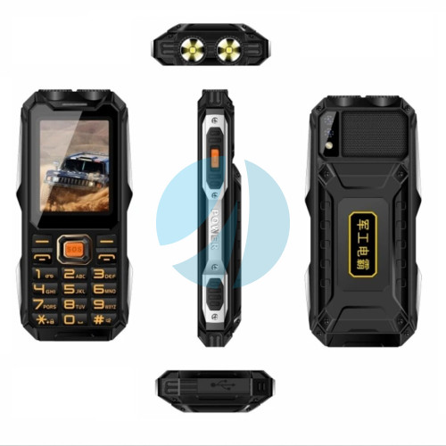 Ультразахищений телефон із батареєю 16800 мАг, військова якість, подвійний ліхтарик, водостійкість