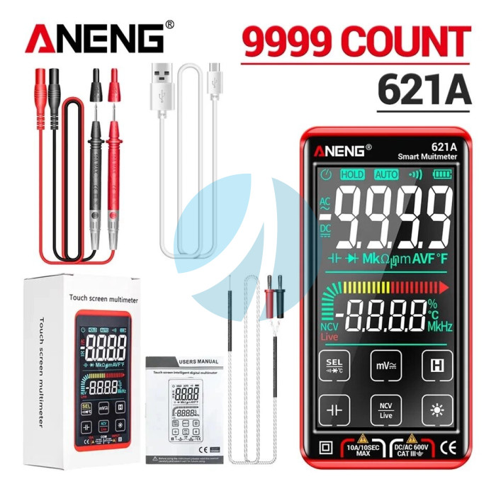 Цифровий мультиметр ANENG 621A сенсорний екран Цифровий мультиметр ANENG 621A сенсорний екран