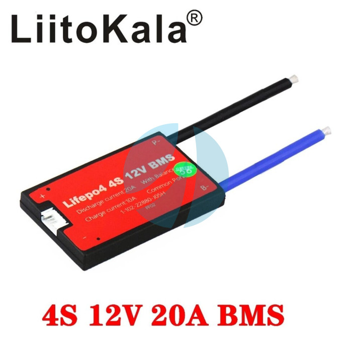 Bms плата для заряджання акумулятора LiFePO4 Модель: 4S 3,2 В Номінальний струм розряджання 20a Bms плата для заряджання акумулятора LiFePO4 Модель: 4S 3,2 В Номінальний струм розряджання 20a