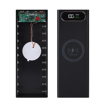 Power bank корпус повербанка з бездротовим швидким заряджанням 22 w на 10 банок 18650