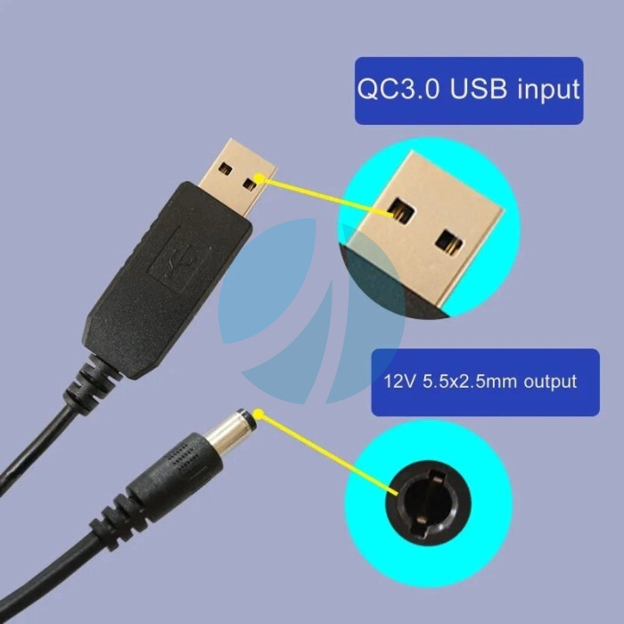 Usb кабель для роутера 12v роз'єм 5.5 Usb кабель для роутера 12v роз'єм 5.5