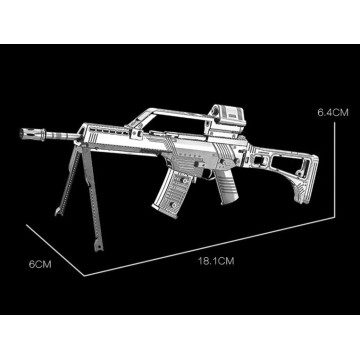 Металевий конструктор "Автомат" 3D пазл!