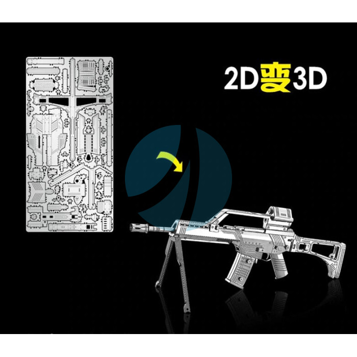 Металевий конструктор "Автомат" 3D пазл! Металевий конструктор "Автомат" 3D пазл!