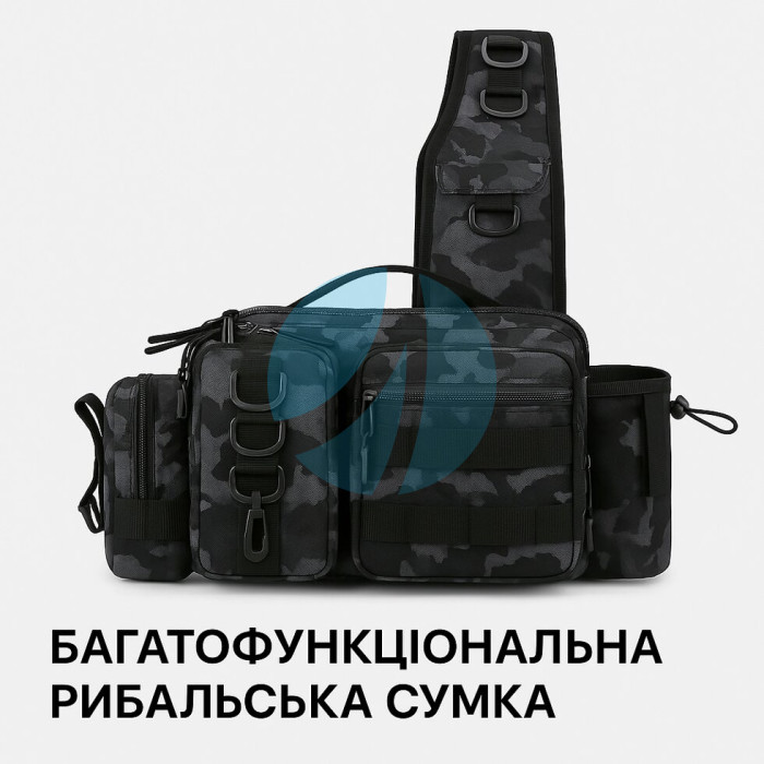 Рибальська поясна сумка DY1 з тримачем для вудки та двоярусним зберіганням, водонепроникна, 34227 см Рибальська поясна сумка DY1 з тримачем для вудки та двоярусним зберіганням, водонепроникна, 34227 см