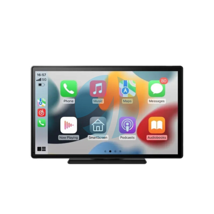 Мультимедійний комбайн Easy-Mount: 9" QLED, CarPlay, Android Auto, AHD 720, Bluetooth, SD, FM