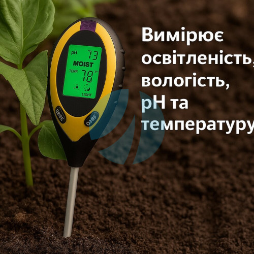 EcoGrow Sensor — багатофункціональний тестер ґрунту нового покоління