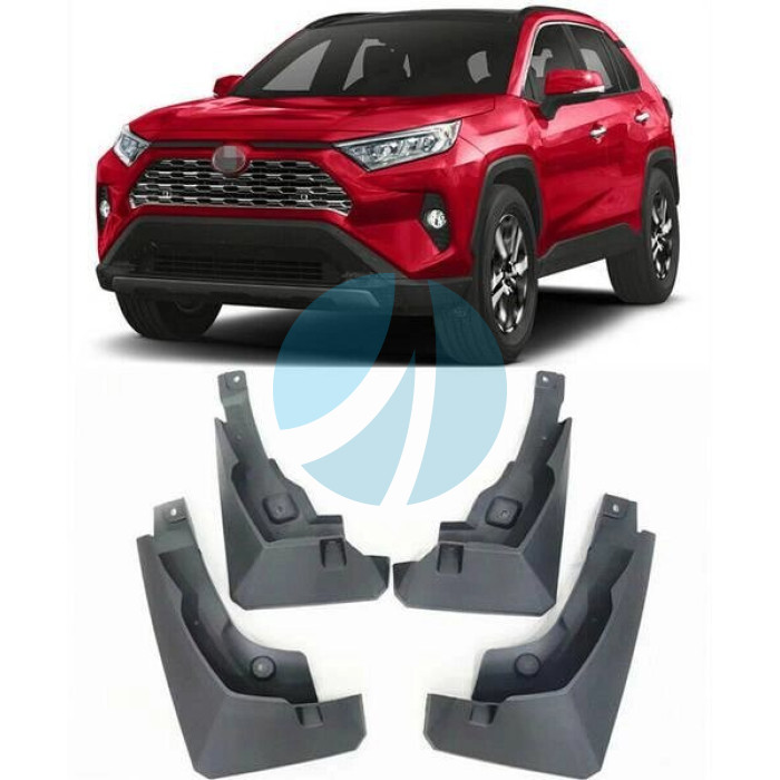 Бризковики для Toyota Rav 4 рестайлінг 2019 рік у комплекті 4 шт. Бризковики для Toyota Rav 4 рестайлінг 2019 рік у комплекті 4 шт.